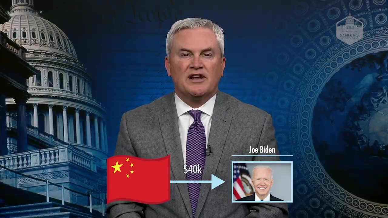 Rep James Comer on Twitter- Biden Demanding Payments