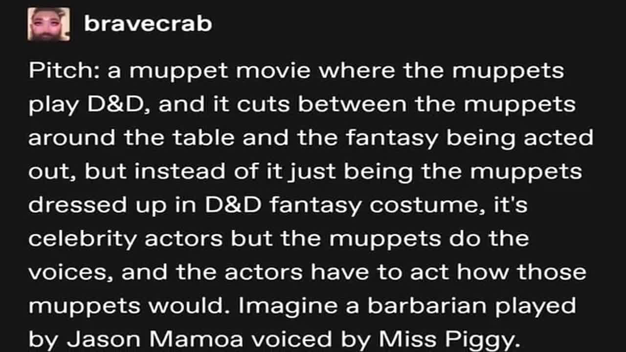 A Muppets Movie Pitch