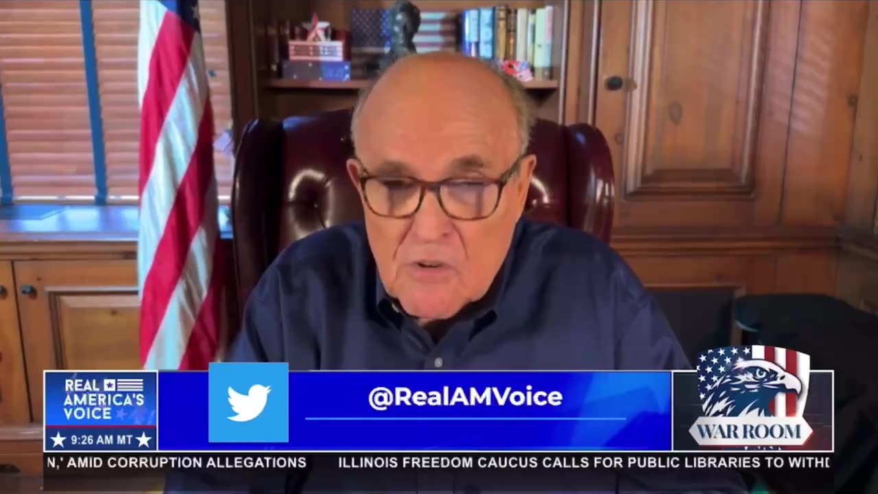 Rudy Giuliani: 'A criminal should not be in the White House'