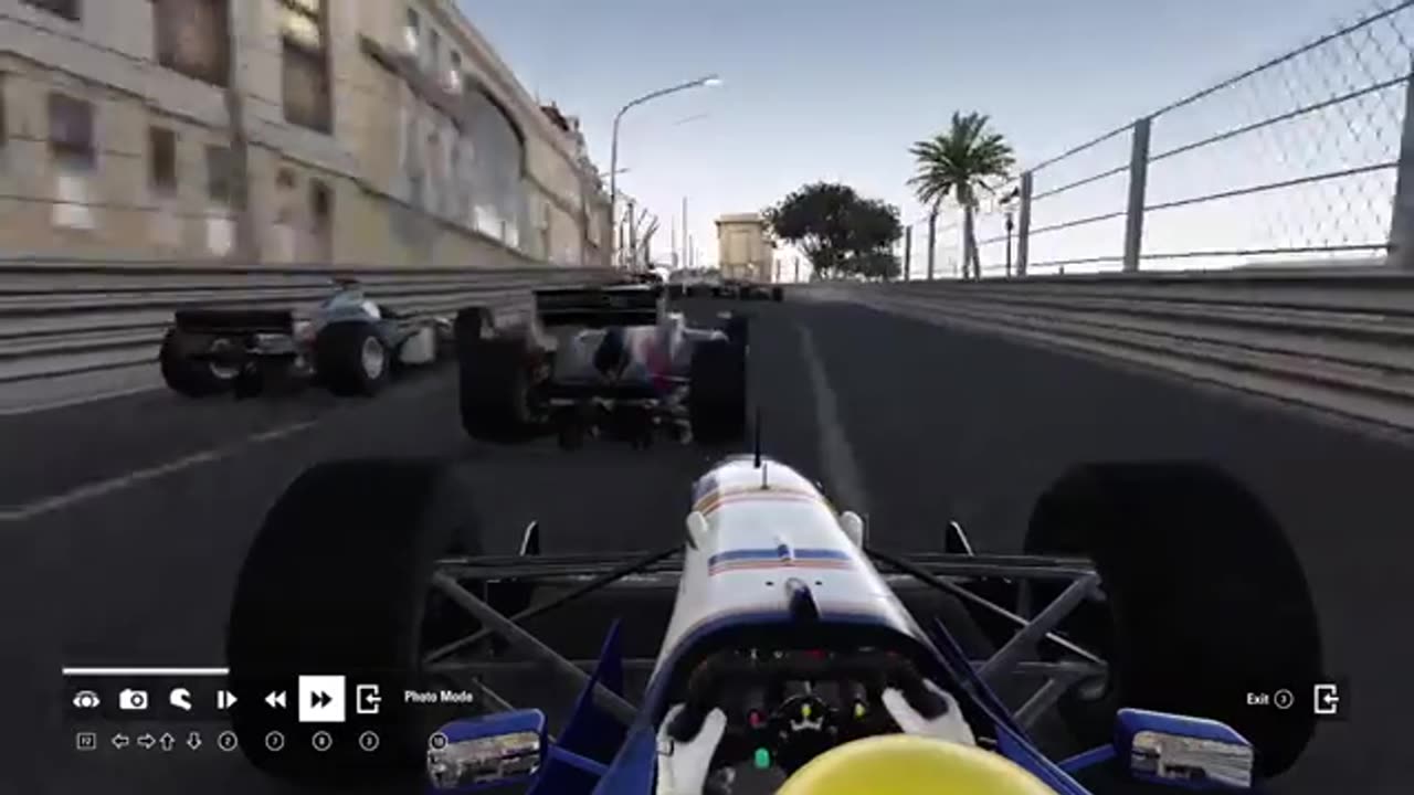 F1 2017 Monaco Crash, Williams View