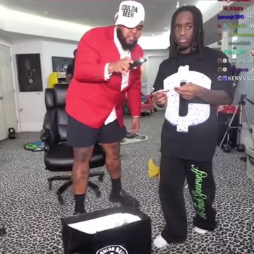 Druski give KaiCenat a prank gift😂