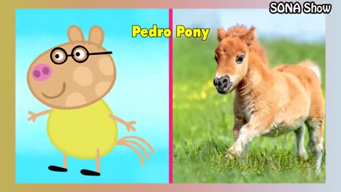 Peppa Pig Characters IN REAL LIFE