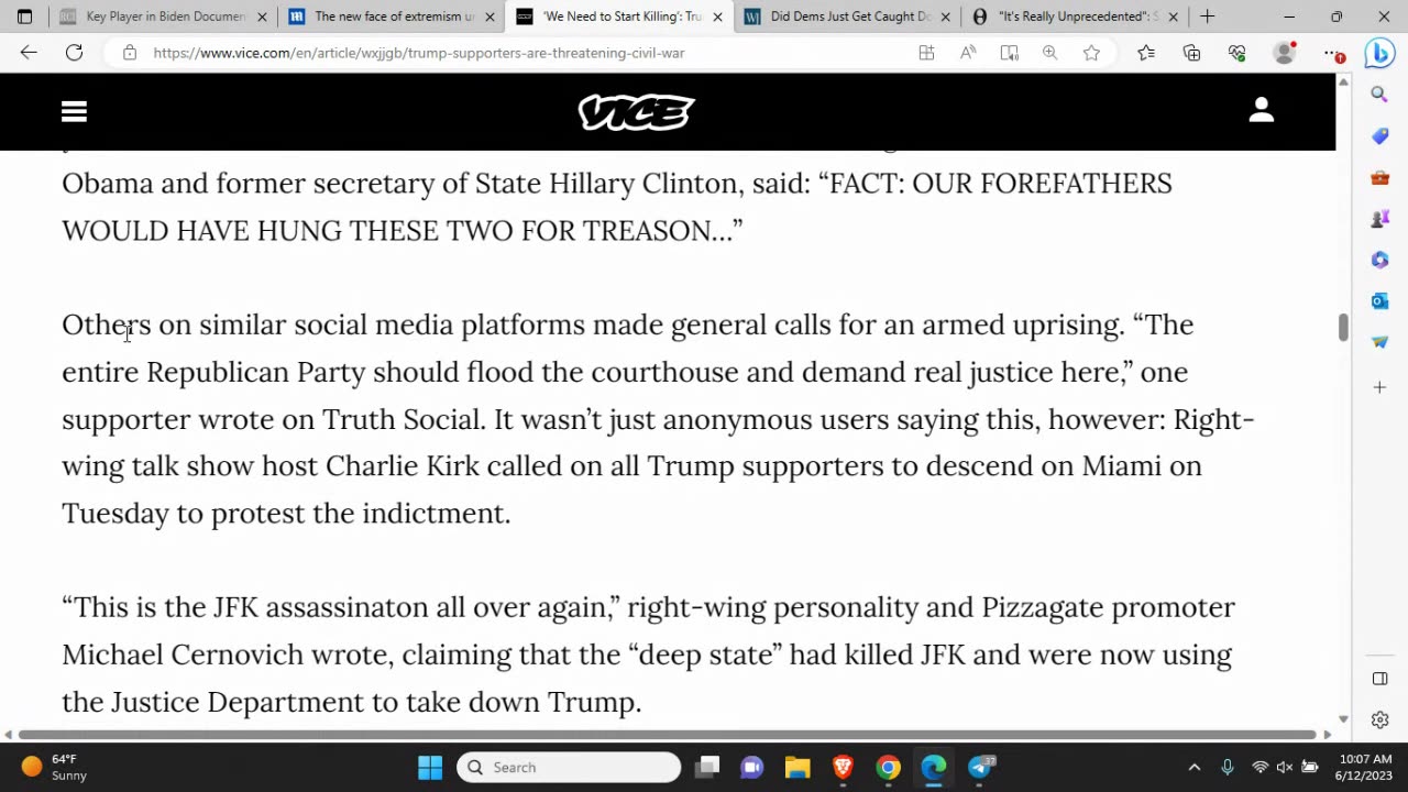 PATRIOT MIKE SHOW June 12 2023