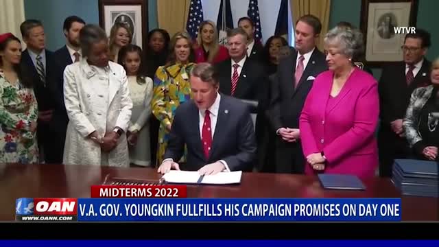 Va. Gov. Youngkin fulfills his campaign promises on day one