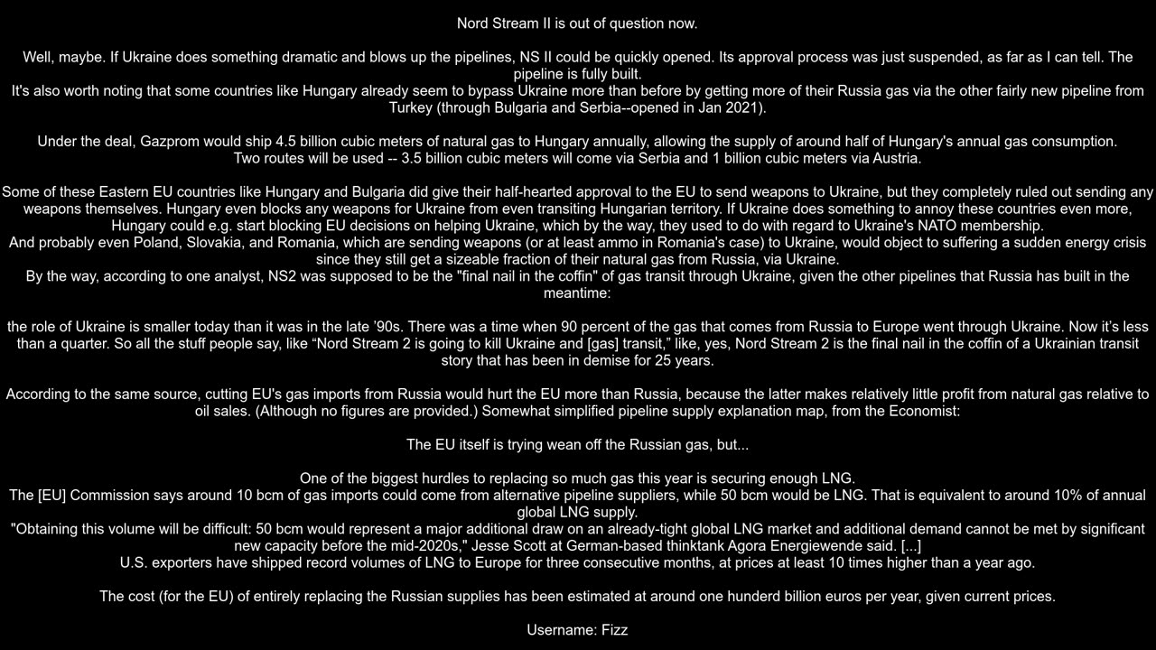 Why is Ukraine not stopping the transit of Russian gas in the context of its demand to boycott Russ