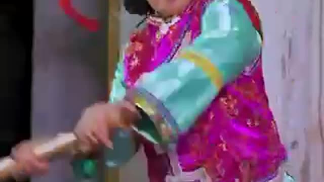 Funny mother and child
