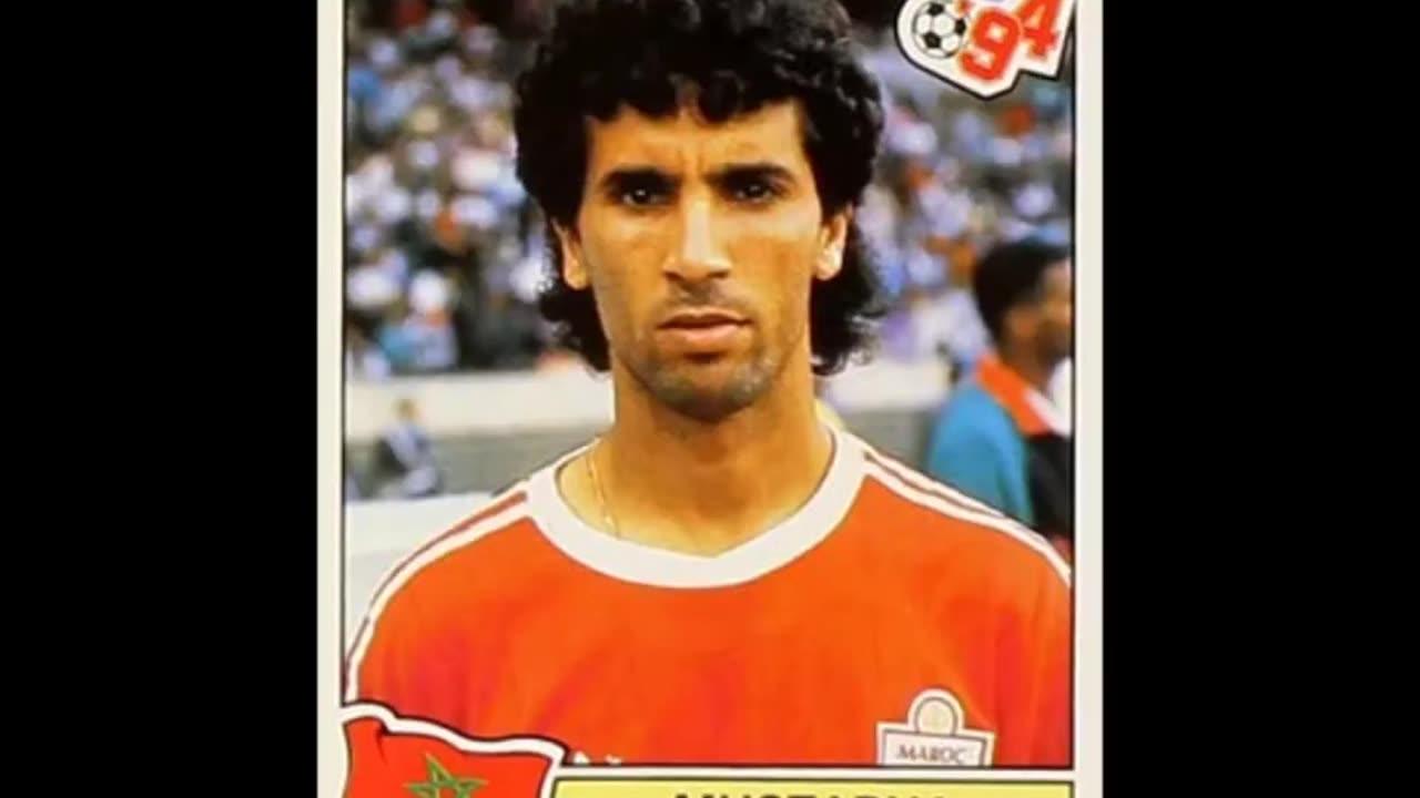 PANINI STICKERS WORLD CUP 1994 MOROCCO TEAM