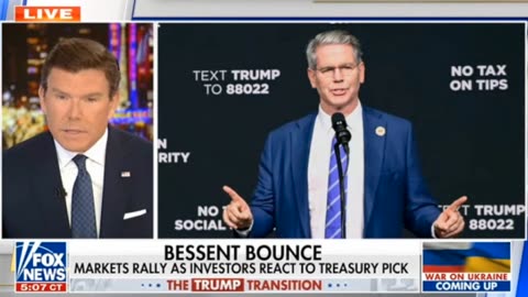 MARKETS REACT TO Trump TREASURY SECRETARY Pick, Scott Bessent