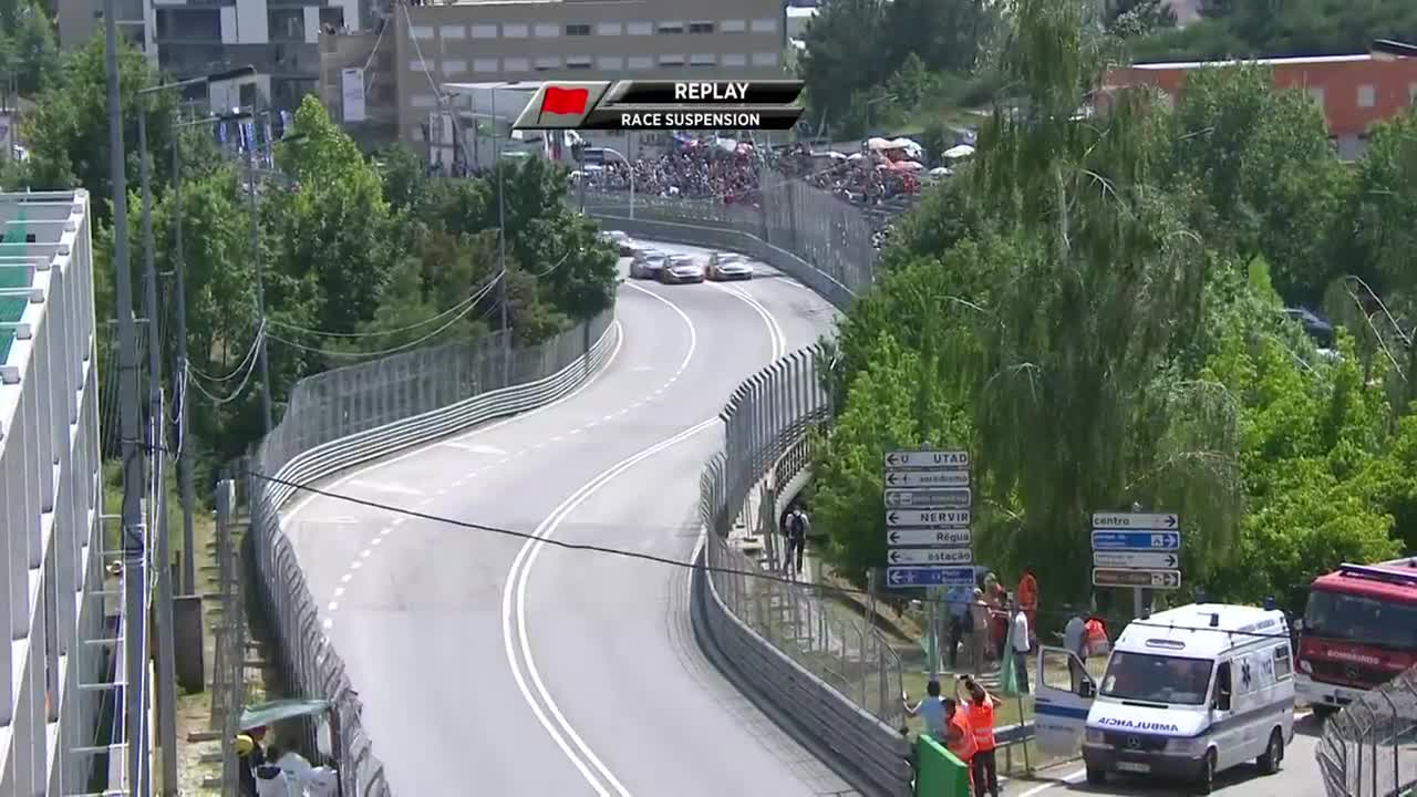 WTCR race 1 Big Crash in the street of vila