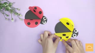 Ladybug From Paper In Just 8 Minutes | DIY Az Craft