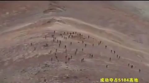Footage of clashes between chinese and Indian forces from August