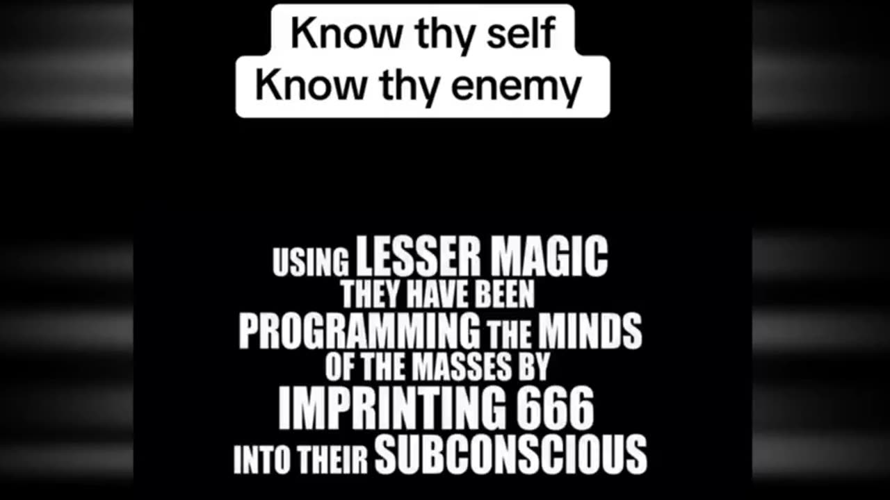 Know Thy Self Know Thy Enemy