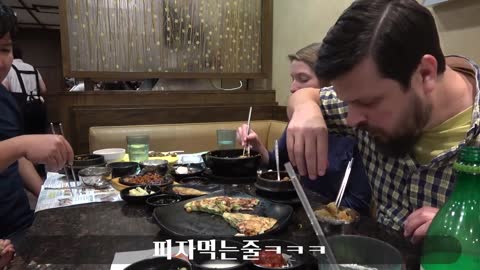 한국음식 처음먹어본 미국인반응feat.막걸리/미국인이 반한 한국음식/Trying Korean Food For The First Time
