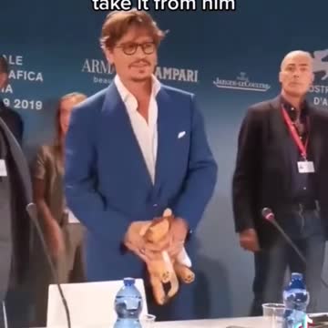 Johnny Depp's softest slap ever