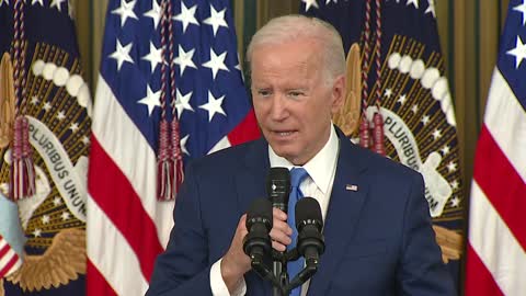 President Biden says he doesn't feel any hurry to announce his candidacy for 2024