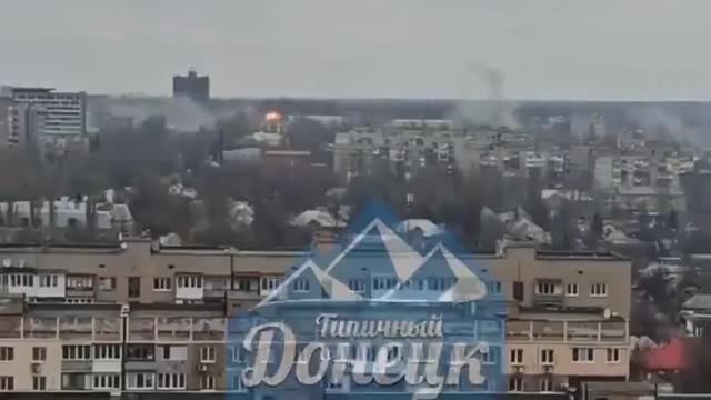 24.02.2022. The war has begun!!! Donetsk is under artillery fire