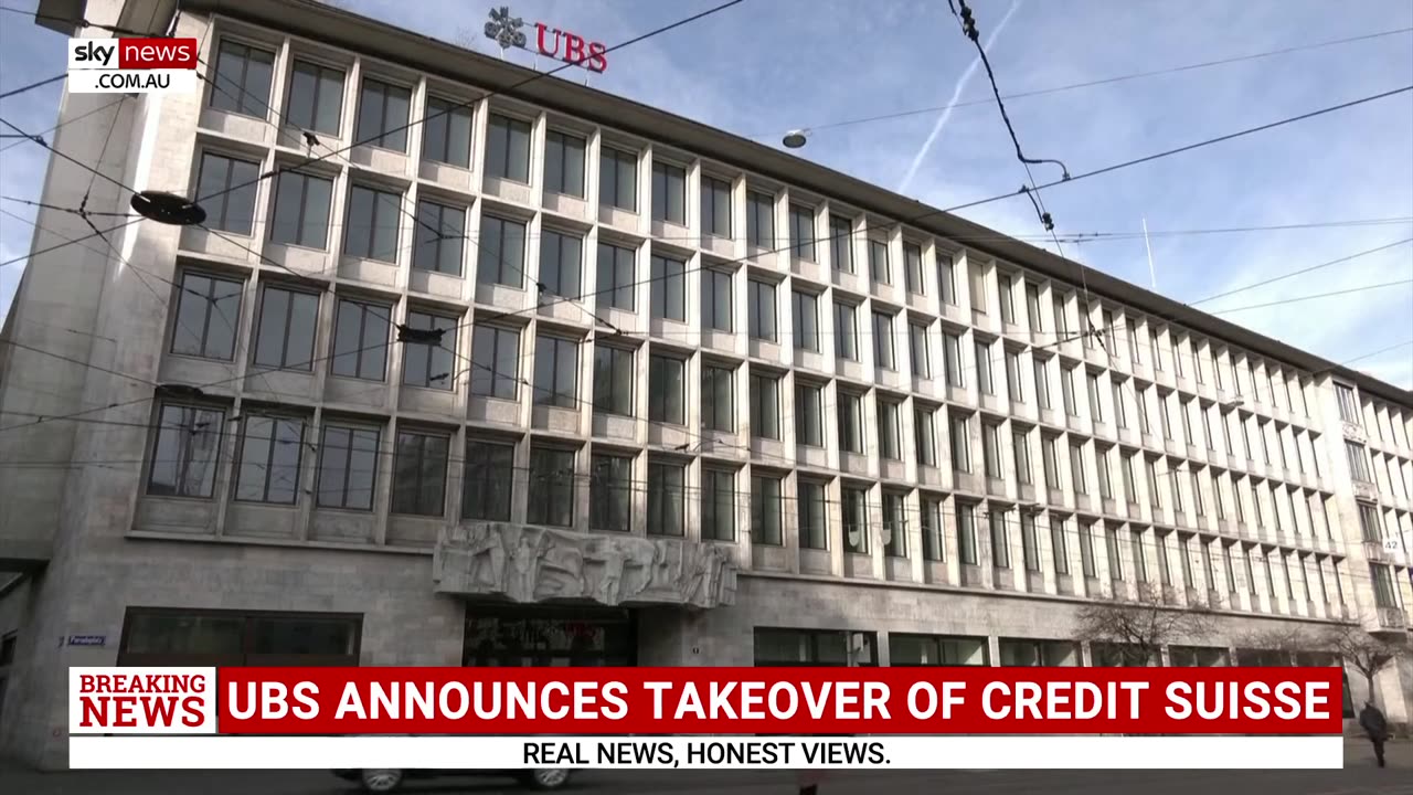 UBS announces takeover of Credit Suisse