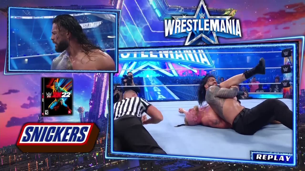 WWE Full Match Roman Reigns vs Brok lesnar