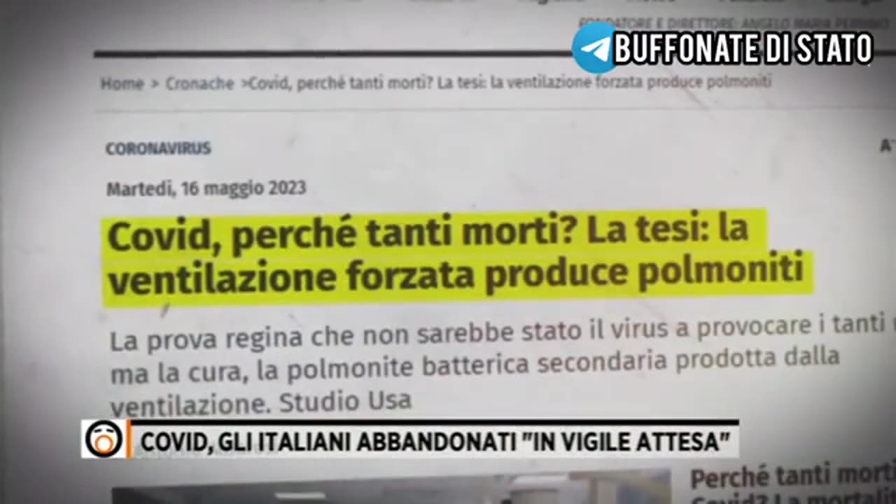 PROTOCOLLO DI MORTE: tachipirina e vigile attesa