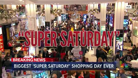 Super Saturday Last-Minute Shopping Setting Records