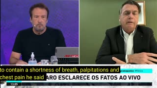 BOLSONARO SE EMOCIONA AO FALAR SOBRE BUSCA E APREENSÃO EM SUA CASA