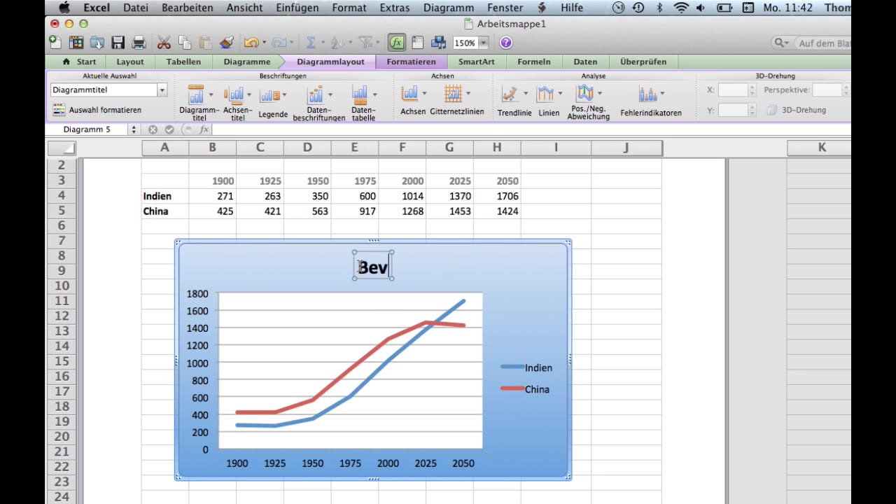 Kurs Microsoft Excel 2011 Mac_ 32 Tabellenkalkulation Diagramm erstellen