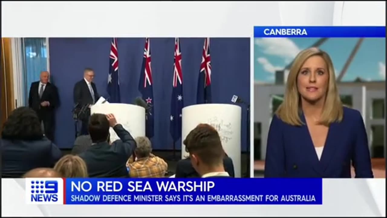 AUSTRALIA REJECTS THE USA REQUEST FOR WARSHIP