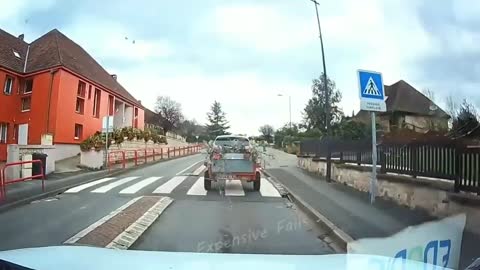 unexpected incident on the road