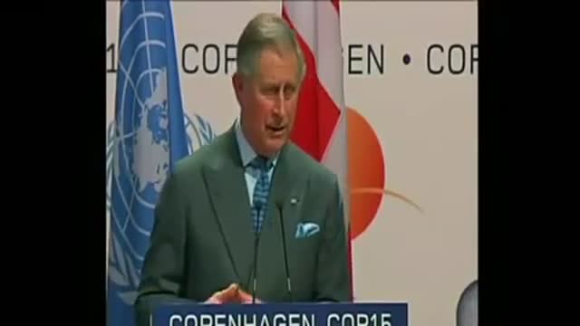 The Prince of Wales speaks at the Copenhagen Climate Change Conference