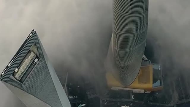 Aerial photography of Shanghai