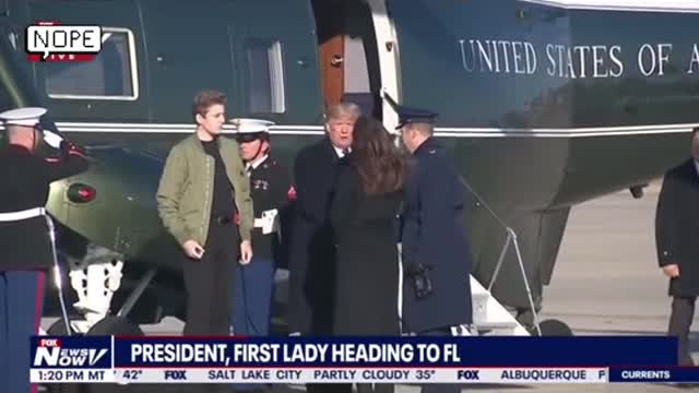 Trump's Family Headed to “Florida ”for New Year