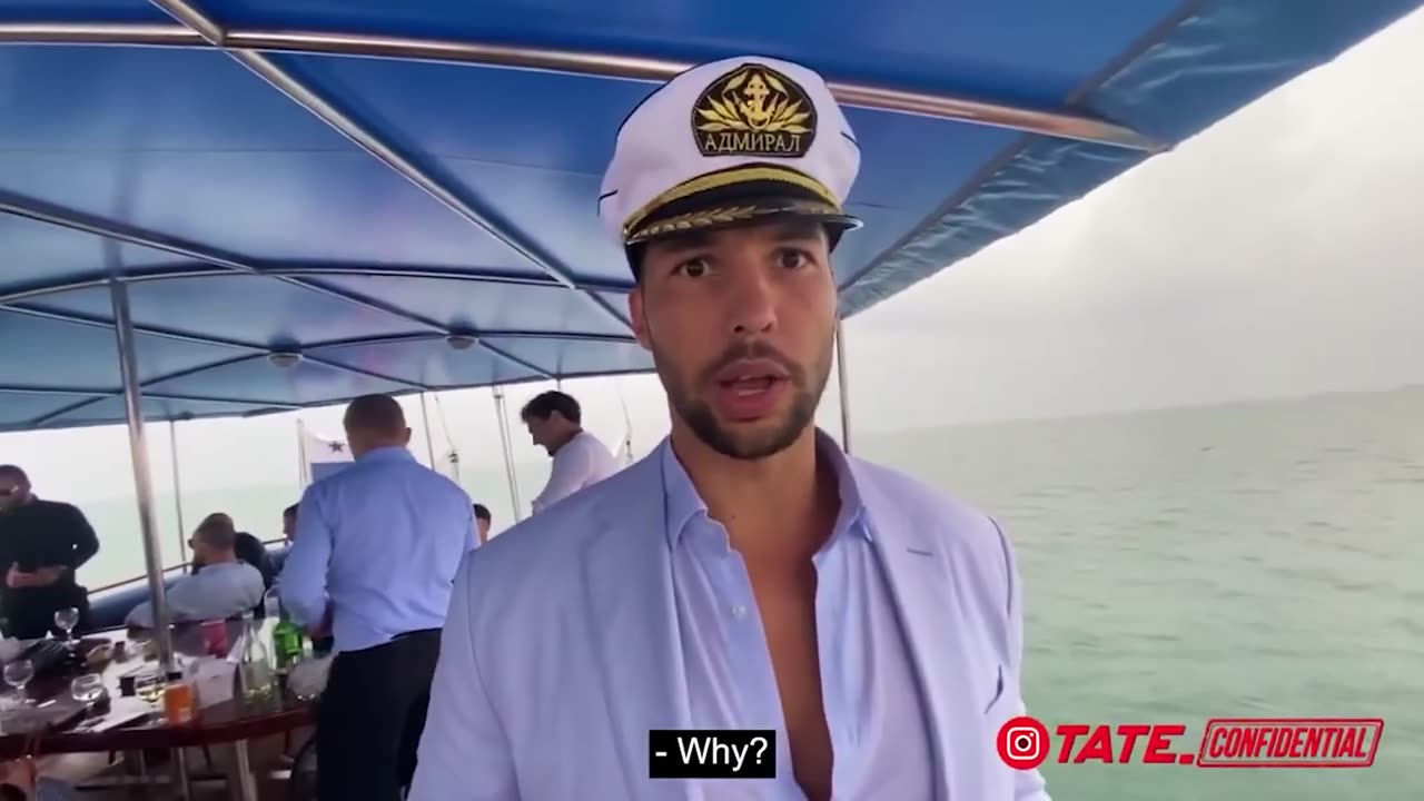 ANDREW TATE TRISTAN TATE CAPTAIN And LUC | FUNNIEST TATE MOMENTS