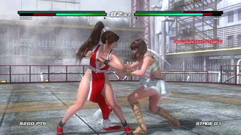 Hitomi + Christie vs Ayane + Mai