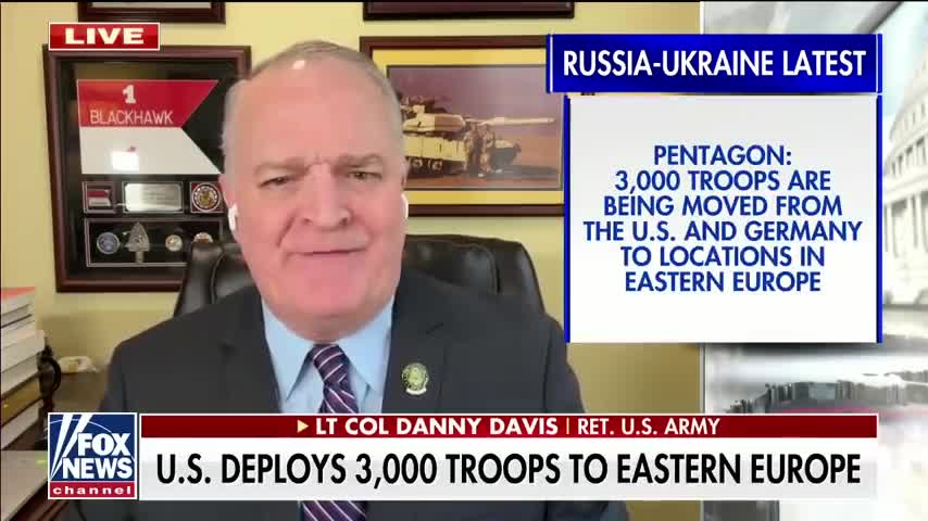 US troops in ‘absolute danger’ amid Russia-Ukraine tensions: Lt. Col. Davis