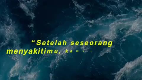 “Setelah seseorang menyakitimu, kamu sudah tidak sama lagi.” (Curiano)