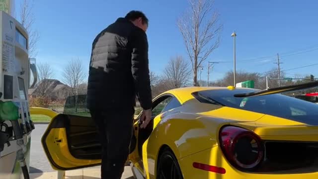 Sheesh, take me out to dinner first! 😋 #93octane #ferrari #488gtb #supercars