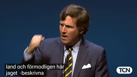 # 1018 - Tucker Carlson kommenterar US-debatten. SVENSKTEXTAD.