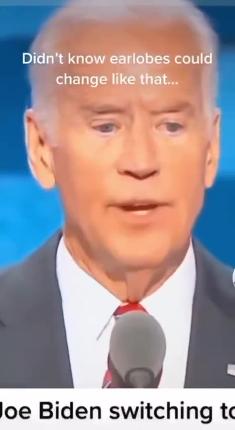 Biden's ears keep changing