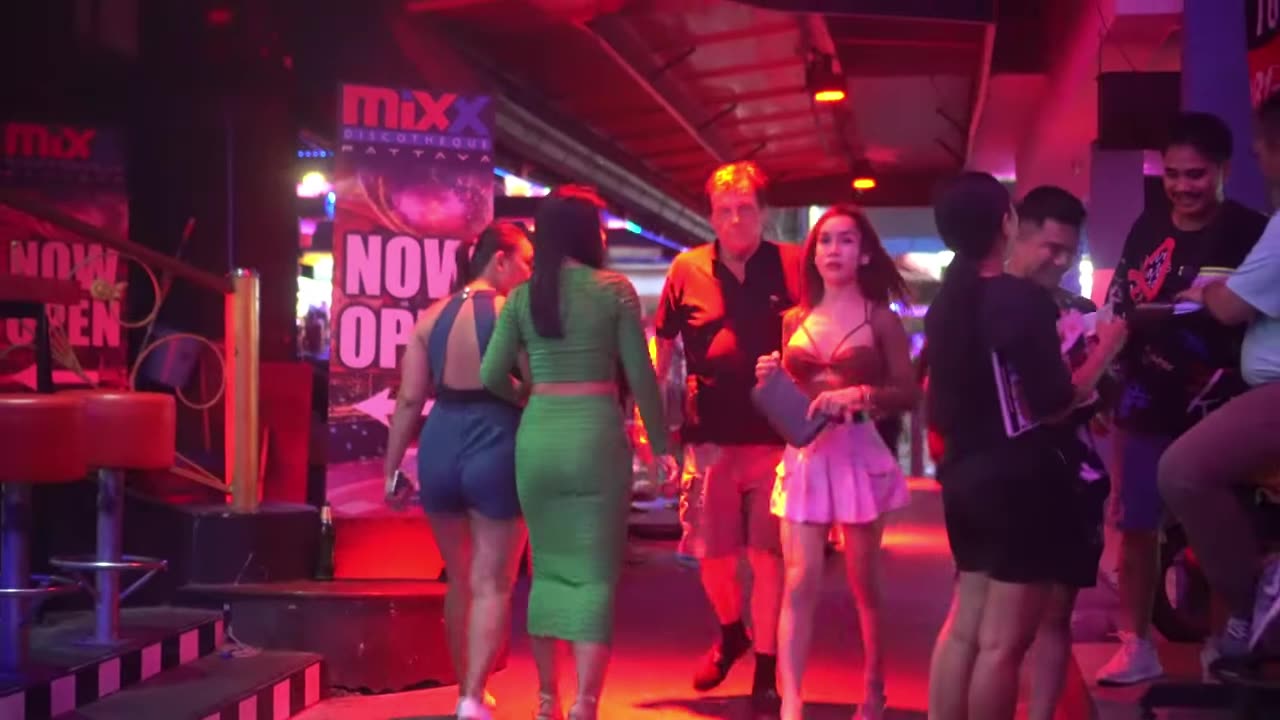 Thailand, Pattaya midnight street scenes, 2024. #91