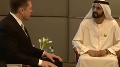 Elon musk meet dubai king