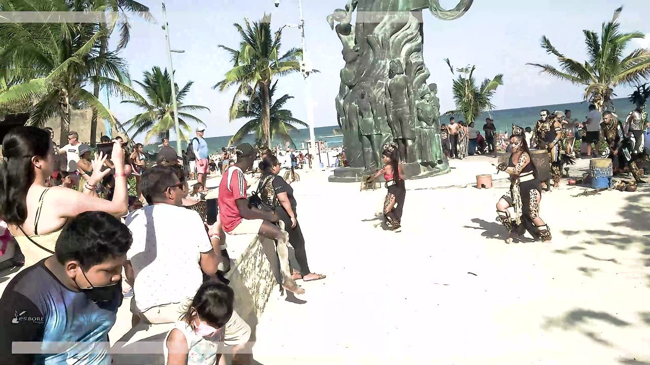 Aztec Traditional Performance (Playa del Carmen, Mexico)