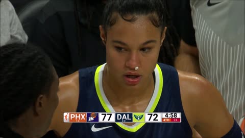 Things Get CHIPPY Between Sophie Cunningham & Satou Sabally, Who Ends Up With Bloody Nose! #WNBA