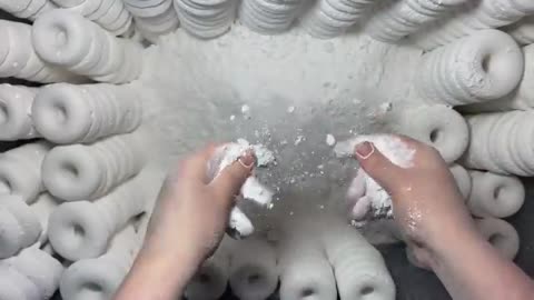 600 Gym Chalk Donut Mass Crush ASMR
