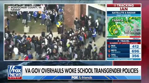 Gov. Youngkin touts new transgender policies after mass student protests