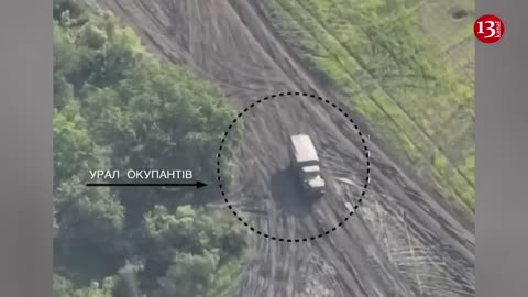 “Ural" car carrying Russians to battle was targeted by Ukrainian scouts