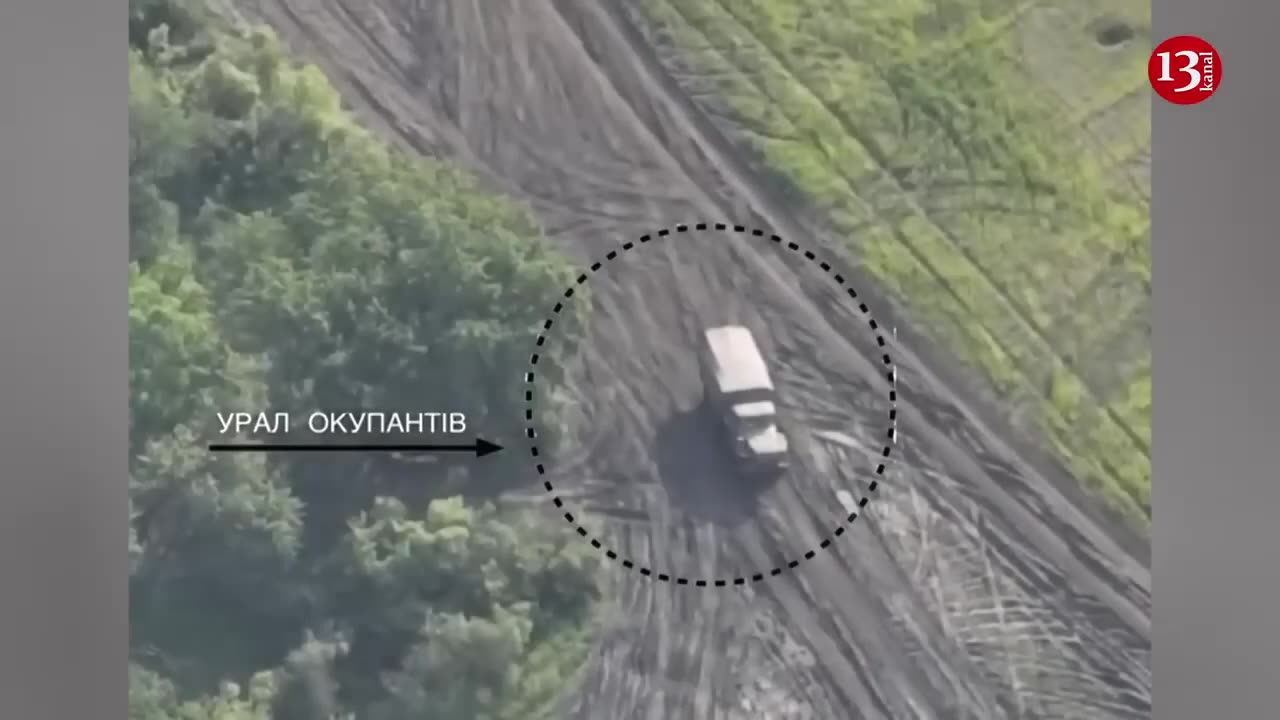 “Ural" car carrying Russians to battle was targeted by Ukrainian scouts