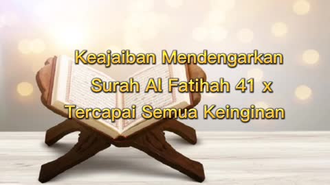 Surah Al Fatihah
