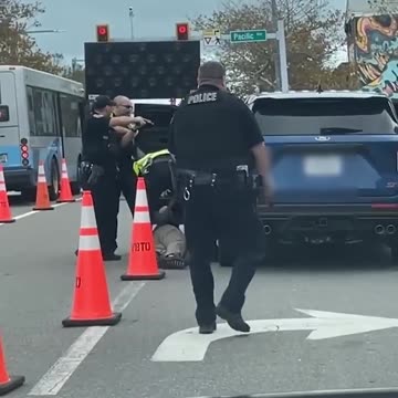 Road rage incident escalates when driver pulls gun #shorts