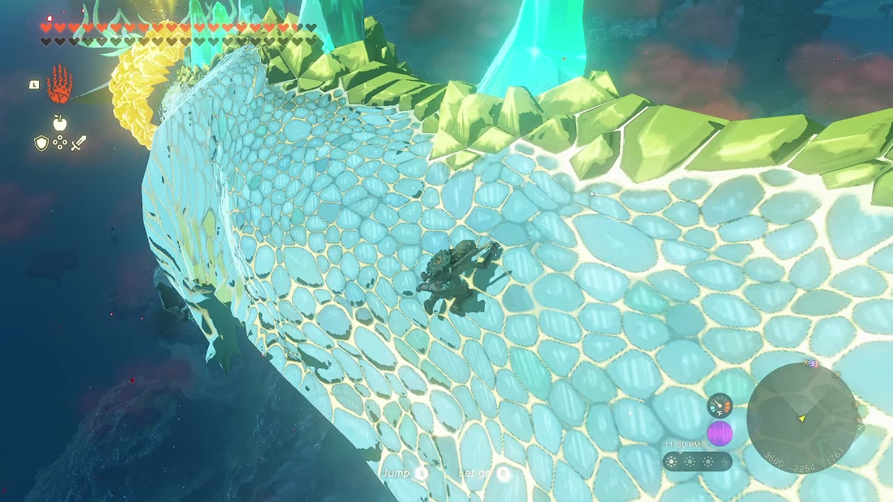 On top Thunder Dragon aka Master Sword Location