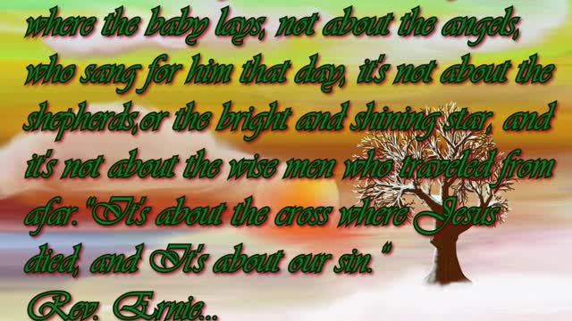 Daily Message from Rev. Ernie, December 23 2022